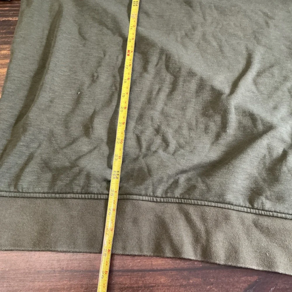 Banana Republic Polartec Quarter Zip Pullover Mens XL Olive Green Fleece Sweater